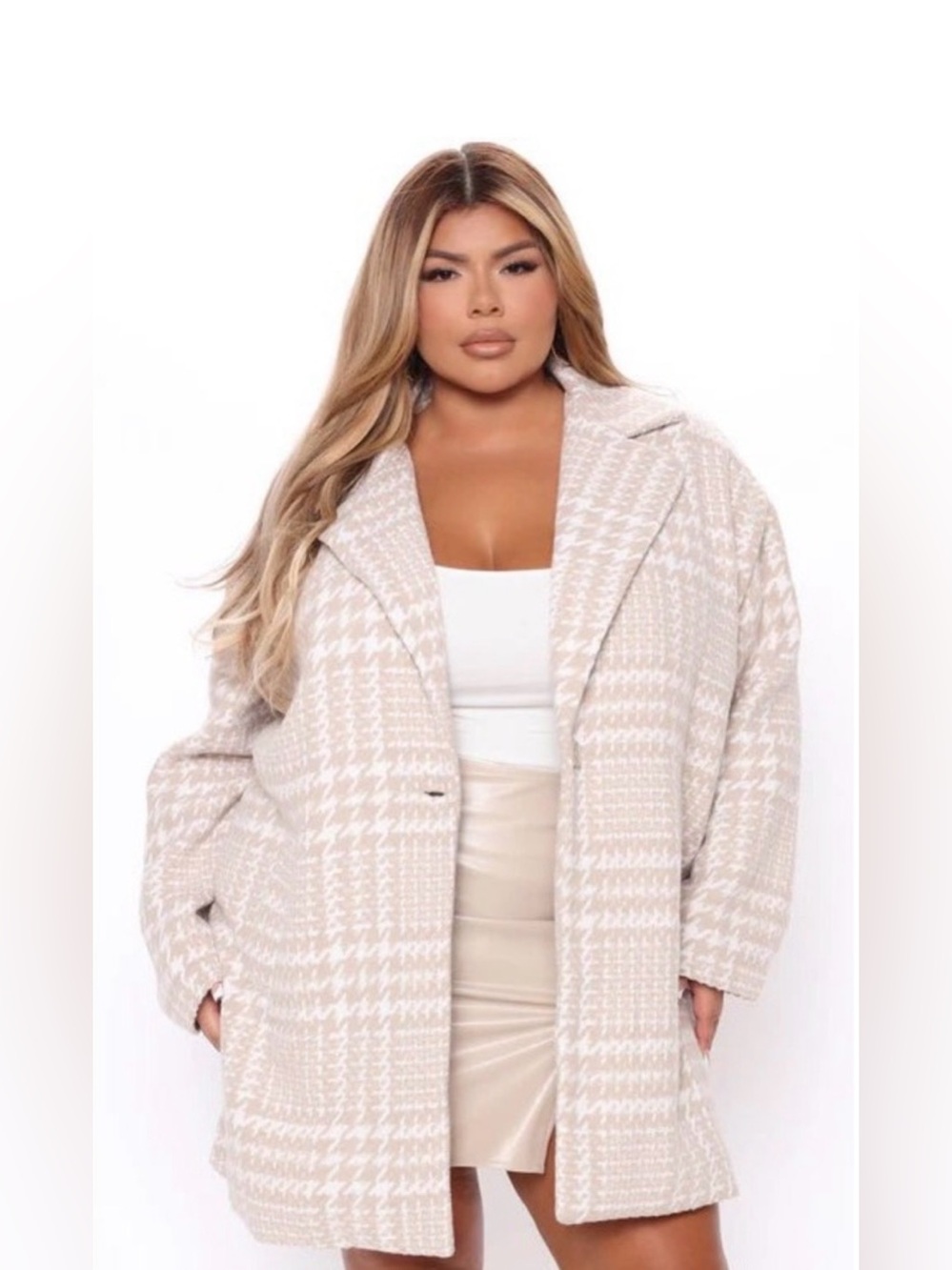 #506. Long jacket. 1x - Picture 1 of 8